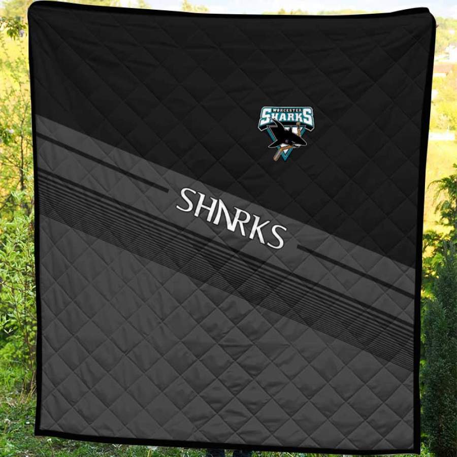 Worcester Sharks Classic But Amazing In Gray Personalized Custom 3D Full Print Blanket