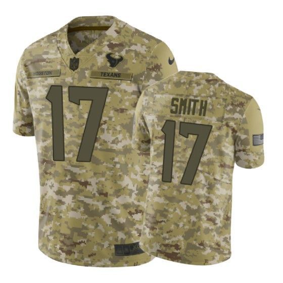 Vyncint Smith Jersey NFL Camo Houston Texans