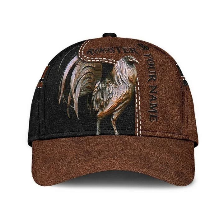 Personalized Rooster Chicken Cap For Farmer, 3D Chicken Baseball Cap For Dad