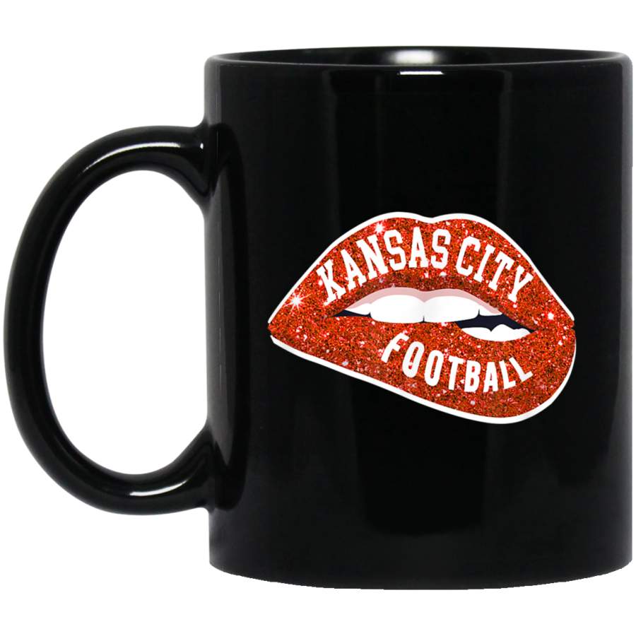 Lips Kansas City Football Mug