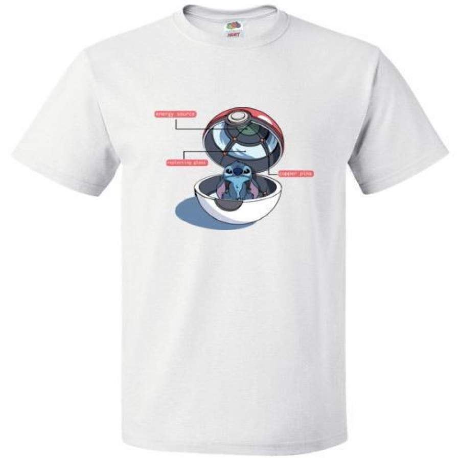 Stitch In Poke Ball  10 Men/Women 3D All-Over Print Tshirt