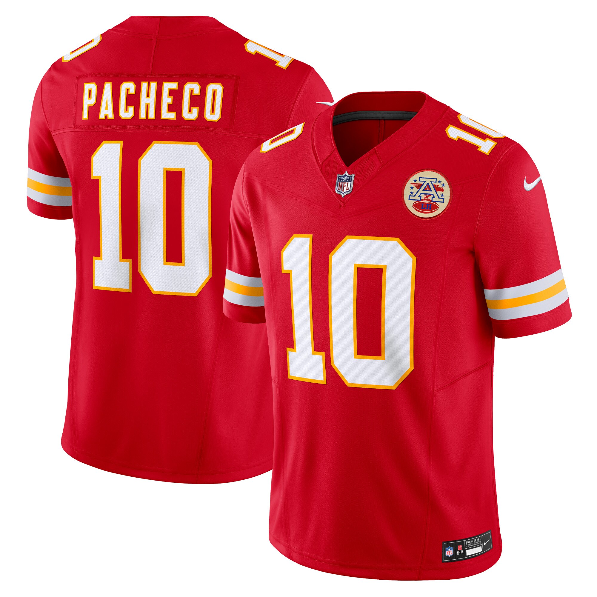 Isiah Pacheco Kansas City Chiefs Vapor F.U.S.E. Limited Jersey – Red