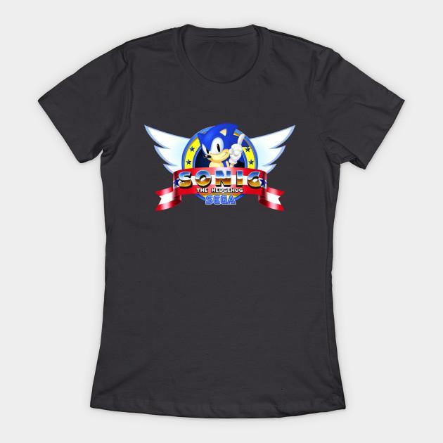 Sonic The Hedgehog Logo Women’s T-Shirt