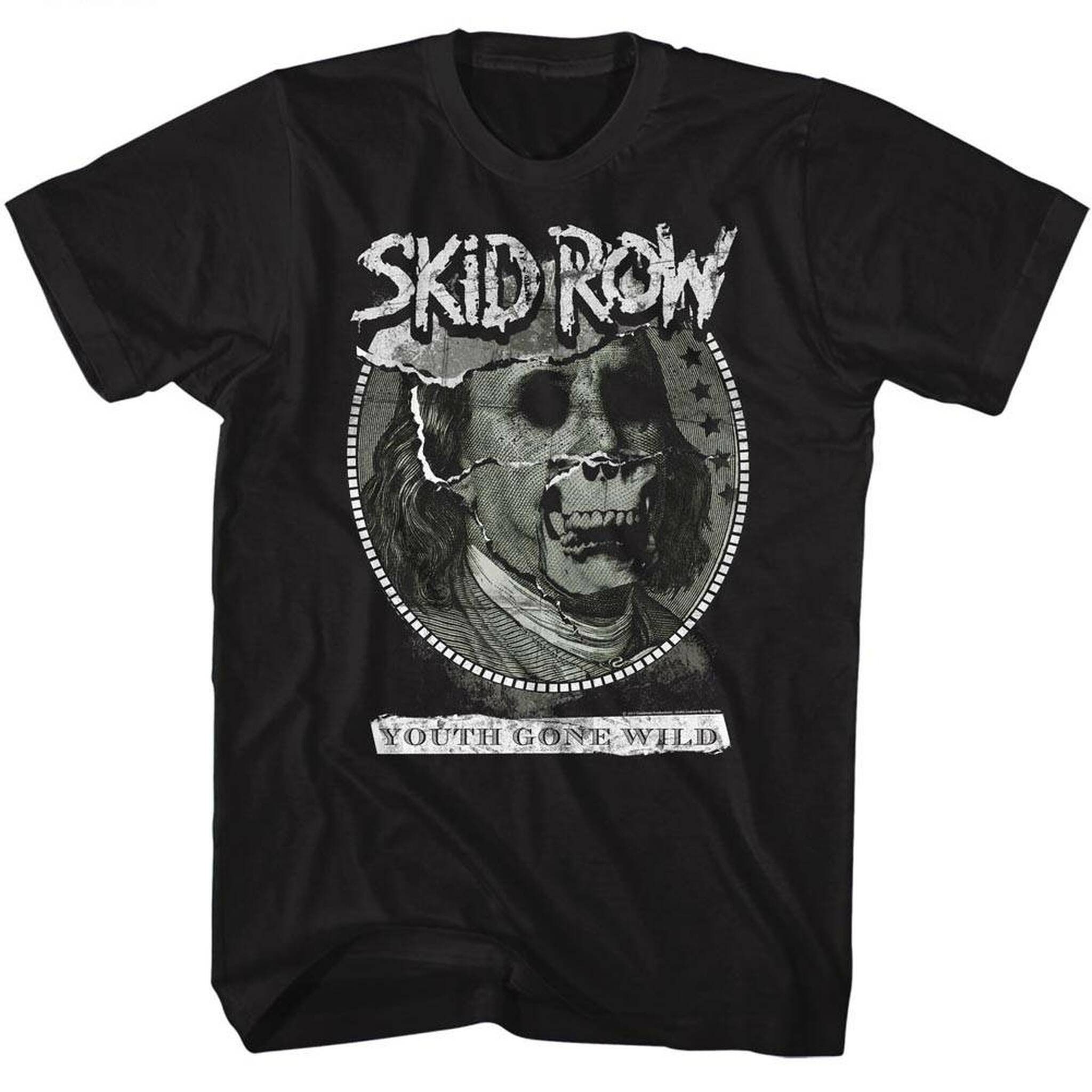 Skid Row Dead Benji Black Adult T-Shirt