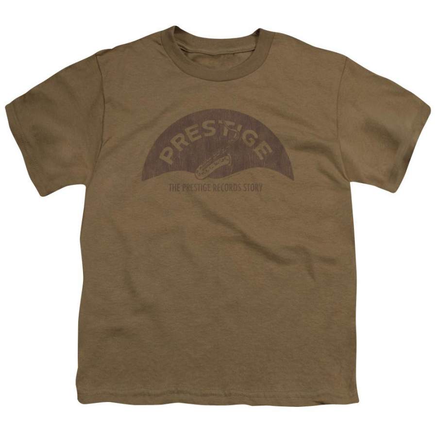 Prestige Records Prestige Vintage Kids Youth T Shirt Safari Green