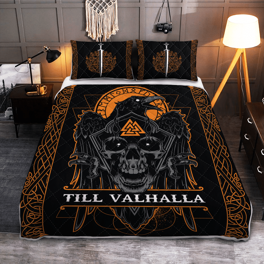 Valhalla Viking Quilt Bedding Set