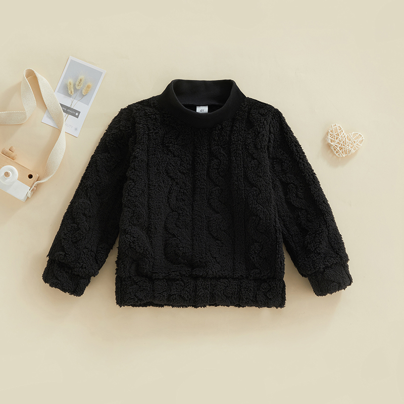 Toddler Baby Knitting Sweater For Boys Girls Shirt Long Sleeve Solid Street Loose Pullover Tops Knitwear Children Clothes alx