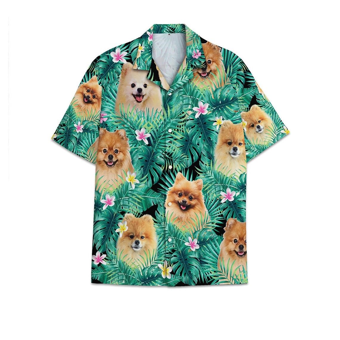 Aloha Hawaii Shirt Pet Combination Print Made In Summer Beach Shirts 18 Ha53831