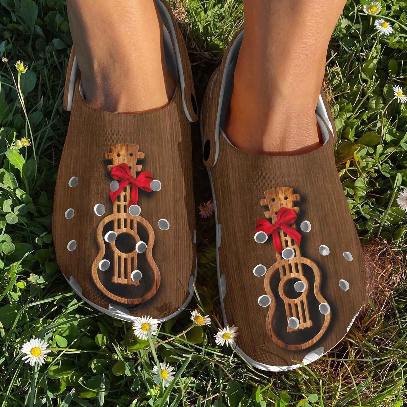 Ukelele Personalized Clog, Custom Name, Text, Color, Number Fashion Style For Women, Men, Kid, Print 3D Ukelele Lovers