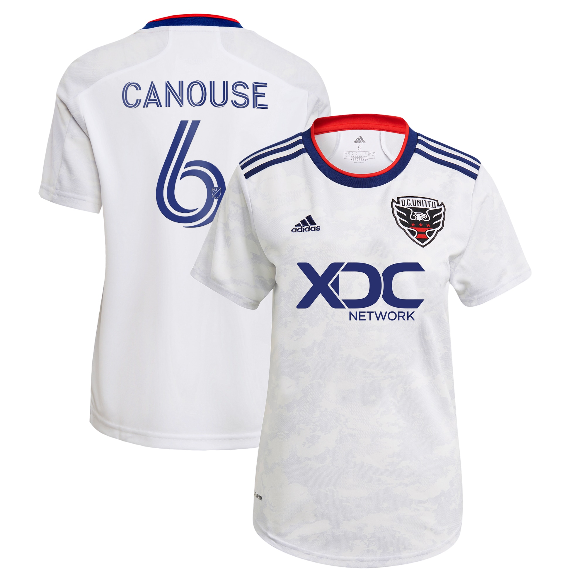 Russell Canouse D.C. United Women's 2022 The Marble Replica Player Jersey – White