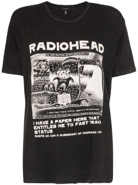 R13 Radiohead Print Shirt