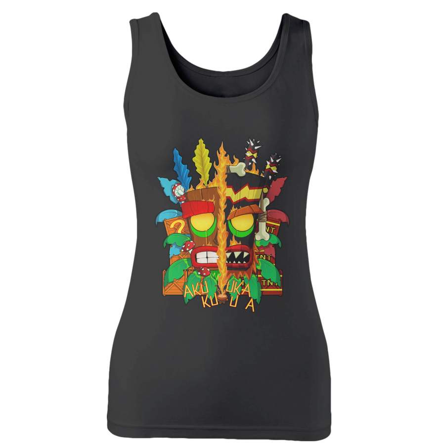 Crash Bandicoot Aku Aku Uka Uka Woman’s Tank Top