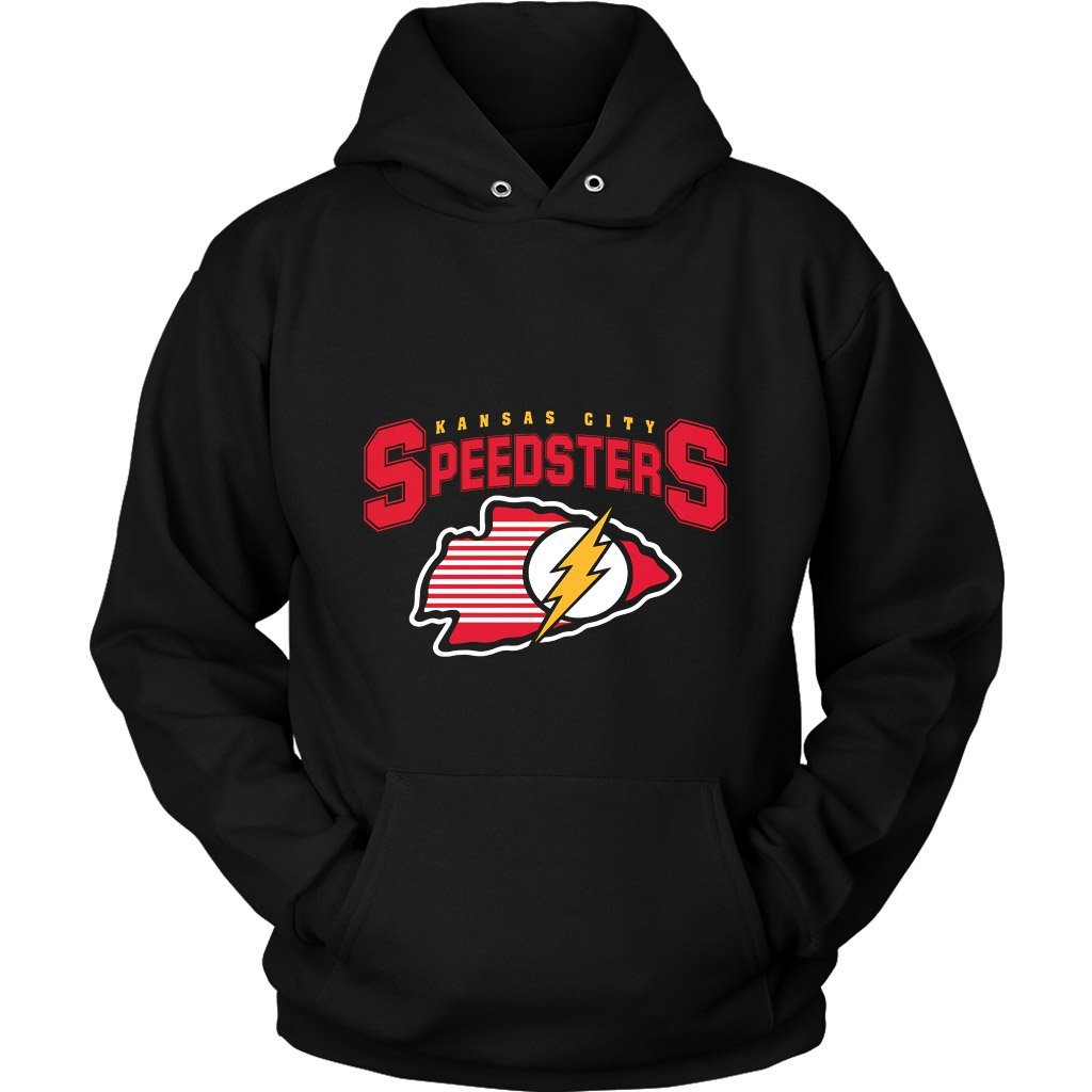 Flash Hero Logo Kansas City Speedsters Unisex Hoodie