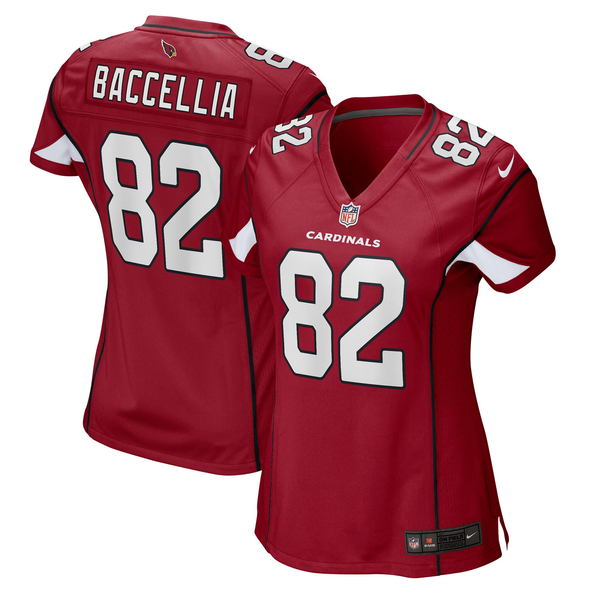 Andre Baccellia Arizona Cardinals Womens Game Jersey – Cardinal NFL