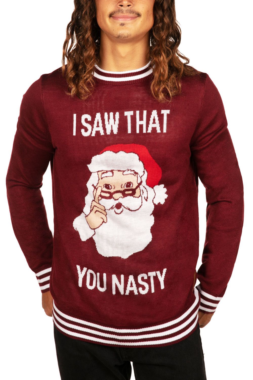 Tipsy Elves Men’S You Nasty Ugly Christmas Sweater