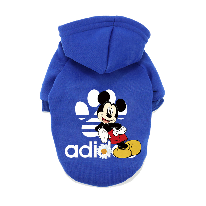 Springsummer Puppy Mickey Hoodie Cotton Minnie Dog Clothes Suitable For Small And Medium Pets Cute Cartoon Dog Coat Yorkshire alx