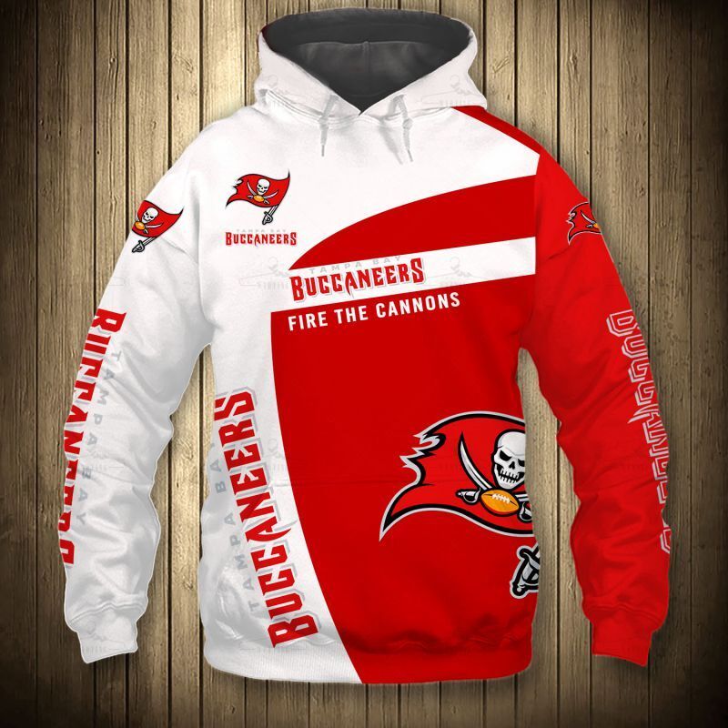 Tampa Bay Buccaneers Hoodie 3D  Sweatshirt Pullover Gift S