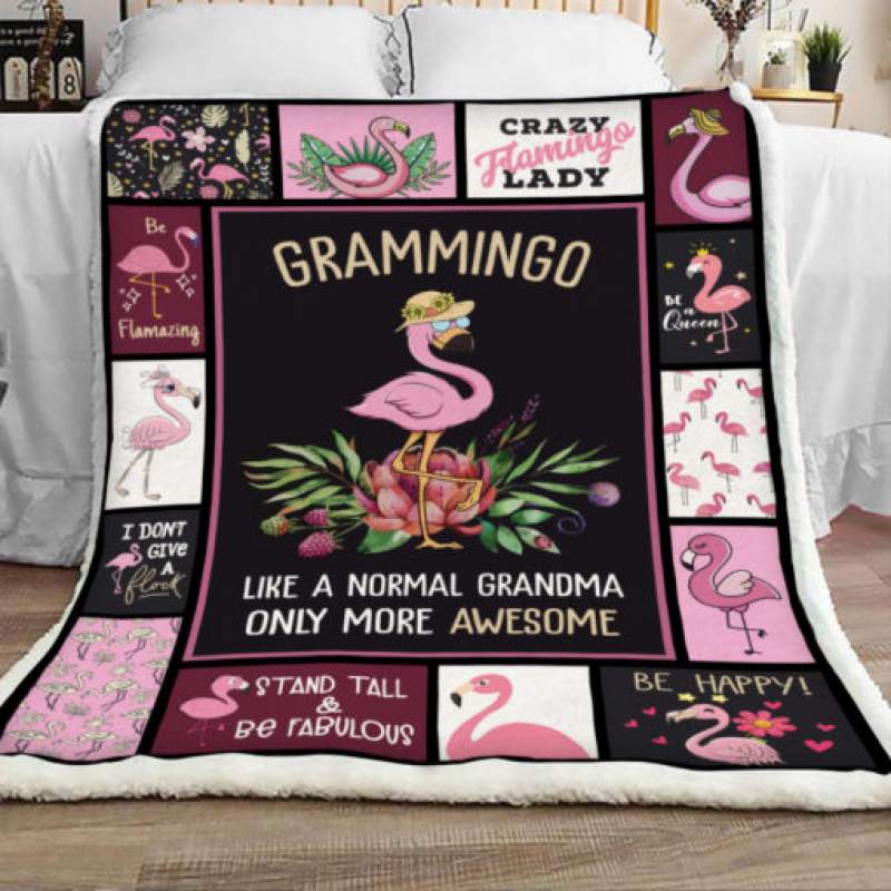 Flamingo Sherpa Blanket JR1703 85O33