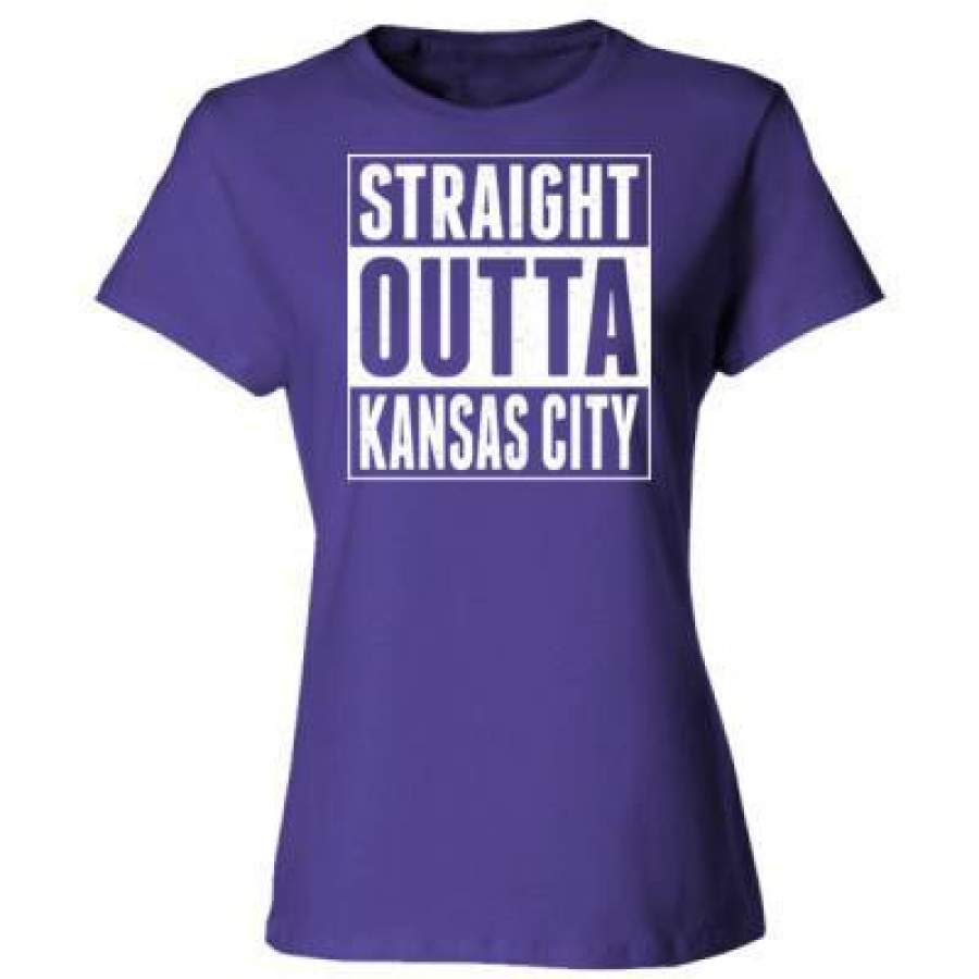 AGR Straight Outta Kansas City – Ladies’ Cotton T-Shirt