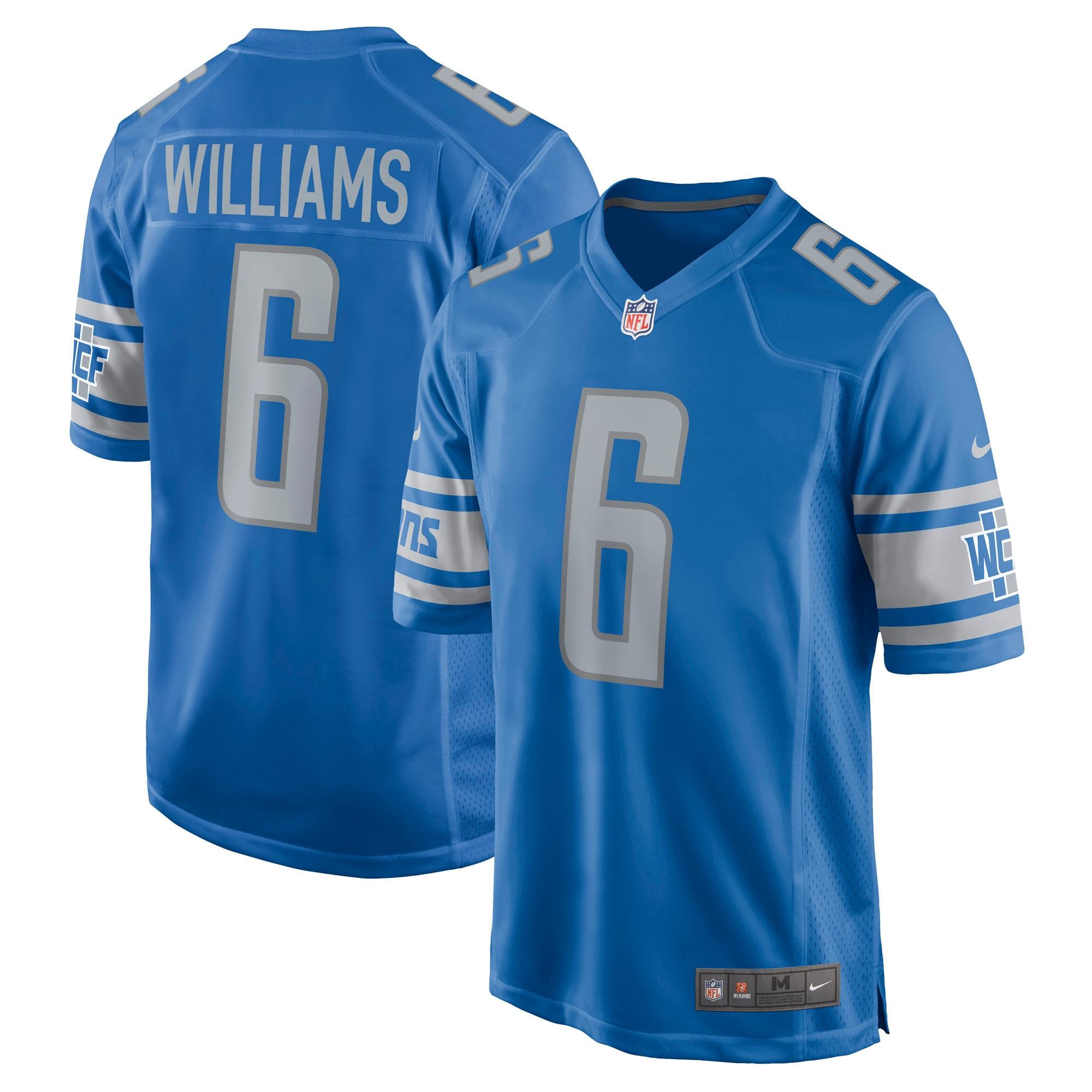 Tyrell Williams Detroit Lions Game Jersey – Blue NFL