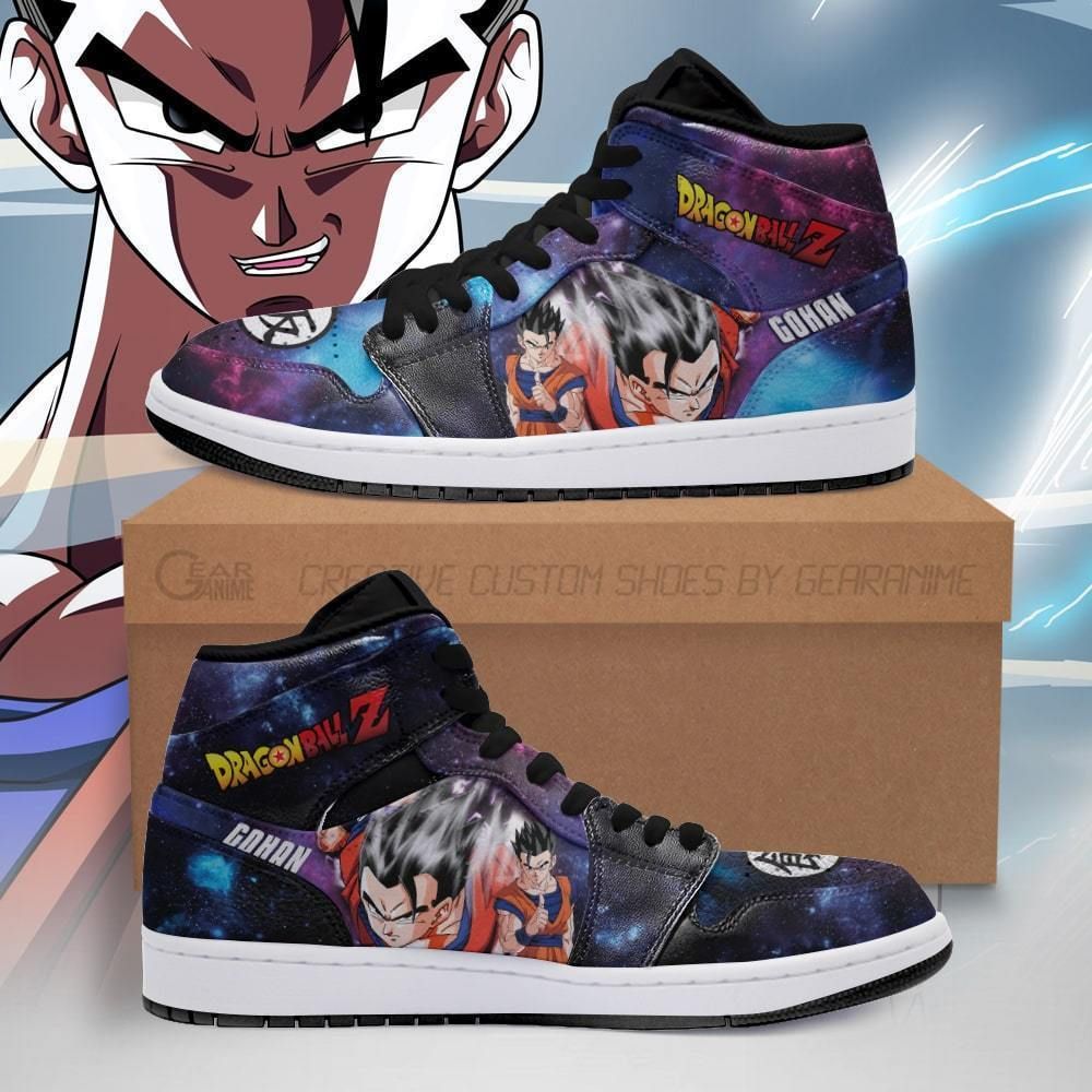 Gohan Sneakers Galaxy Dragon Ball Z Anime Shoes Fan PT04 Jordan Sneaker