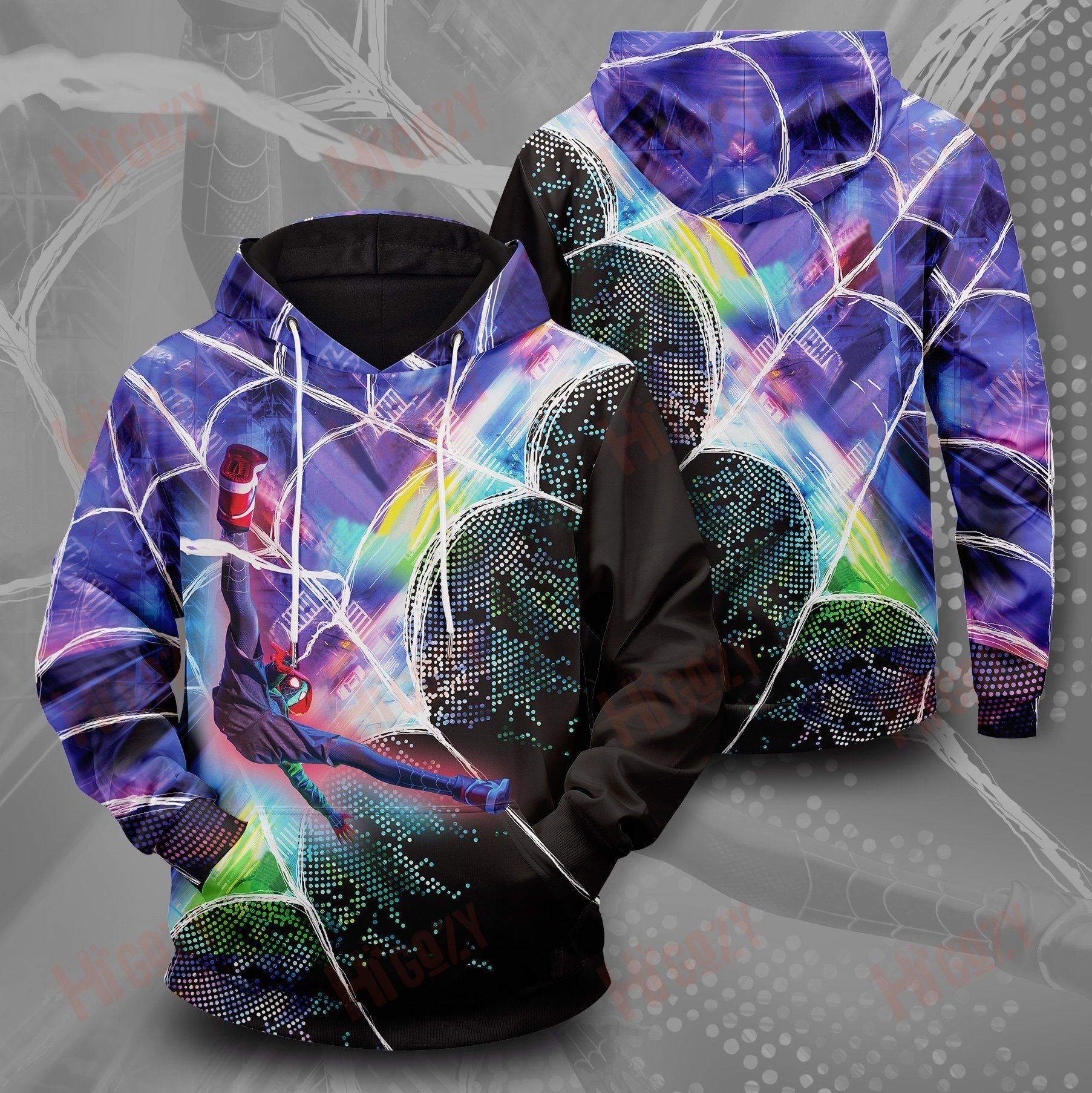 Web Slinger Miles Unisex Pullover Hoodie