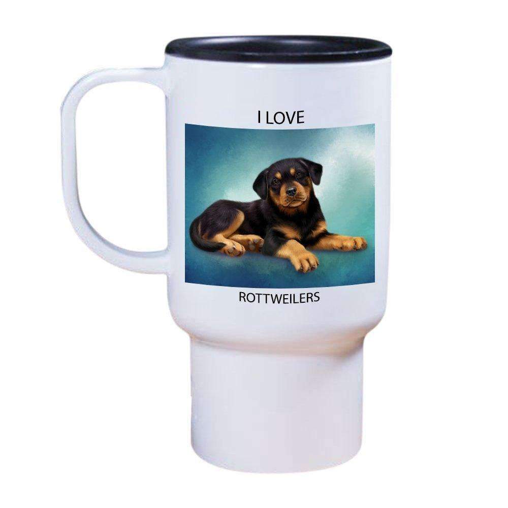 Rottweilers Puppy Travel Mug Trav48024