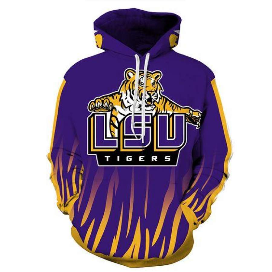 Tigers Basketball Hoodie Unisex 3D All Over Print