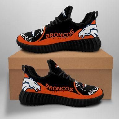 Denver Broncos Unisex Sneakers New Sneakers Custom Shoes Denver Broncos Football Yeezy Boost