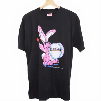 E167 Vintage Images Energizer Bunny Logo Single Stitch Made In Usa   T-shirt 9070