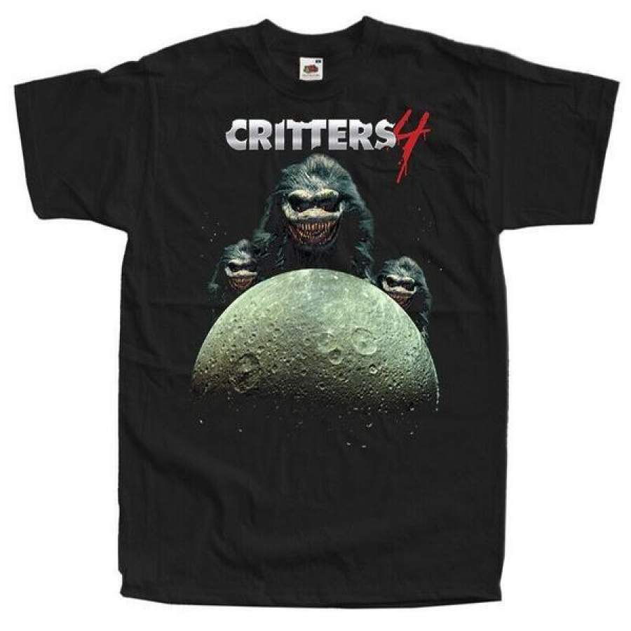 Critters V1 Herek Garris Horror Movie Poster Film 1986 T-Shirt