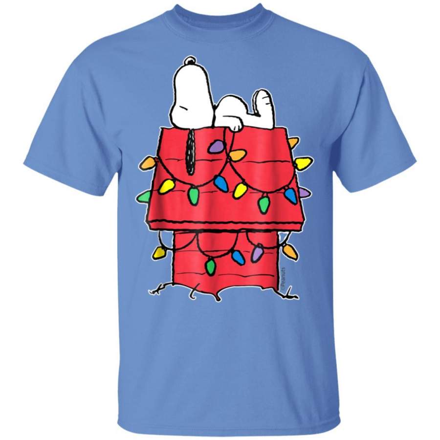 Peanuts Snoopy Christmas Lights T-shirt - EmprintsTOP