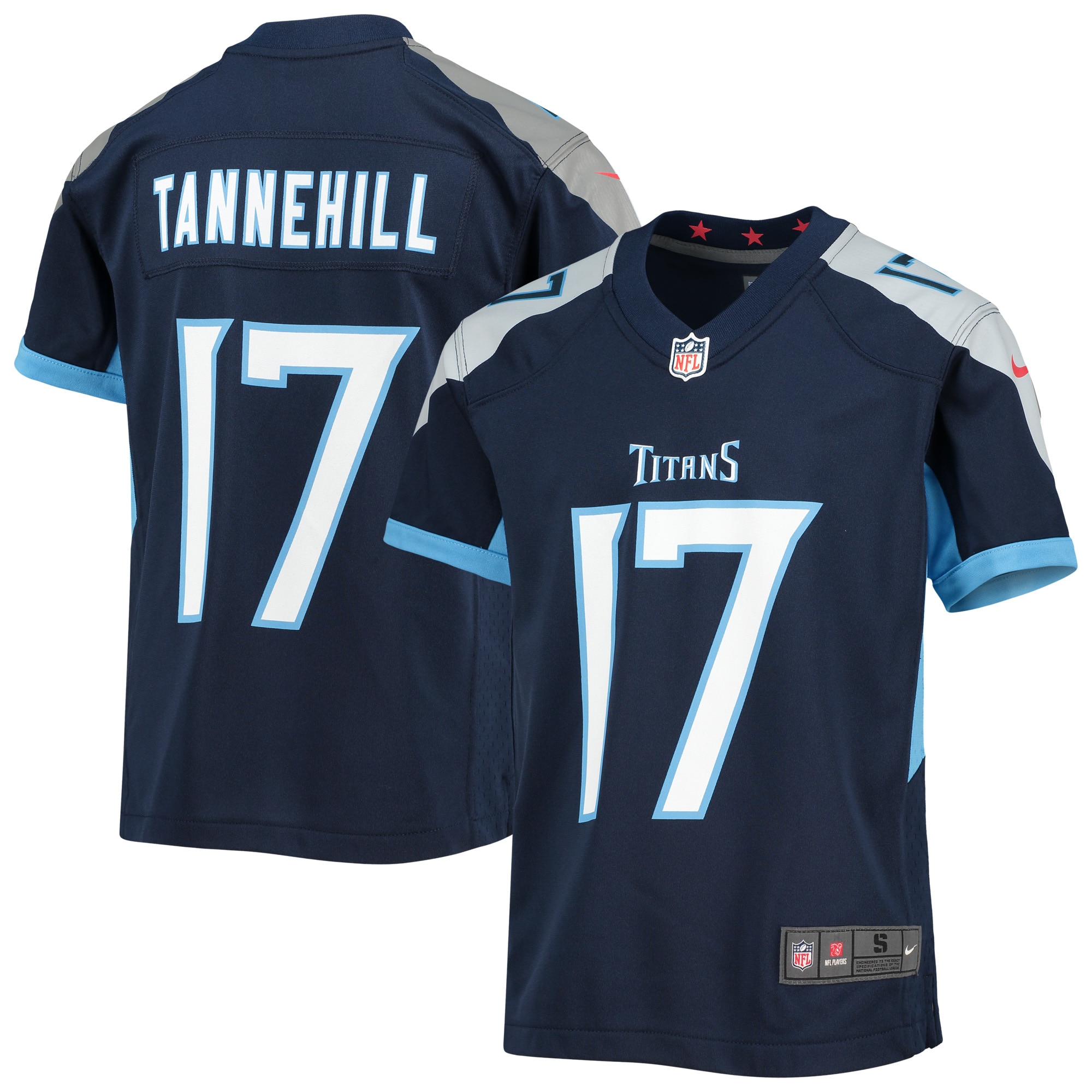 Ryan Tannehill Tennessee Titans Youth Game Jersey – Navy