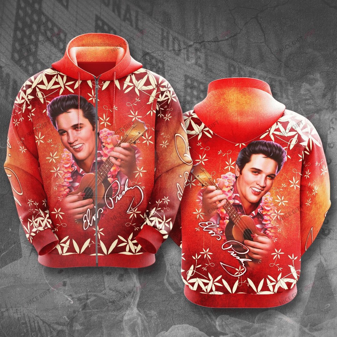 Elvis Presley Zip Hoodie 3D 3Zh-D8L8