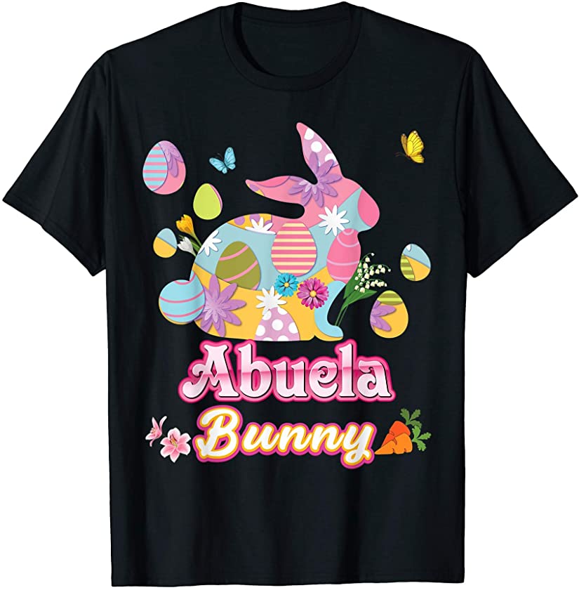 Abuela Bunny Cute Easter Eggs Family Matching Egg Hunt Day T-Shirt