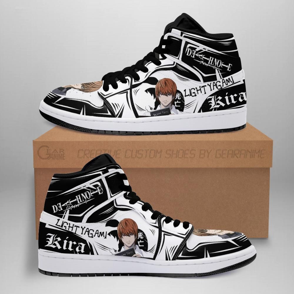 Light Yagami Custom Death Note Anime Fan Mn05 Air Jordan Shoes Sport Sneakers