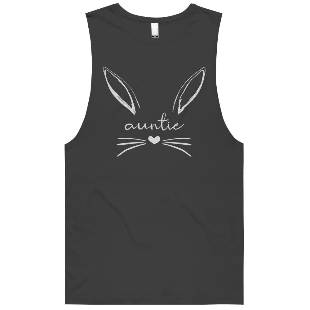 Auntie Cute Bunny T-shirt, Easter Gift For Aunt Tank Top