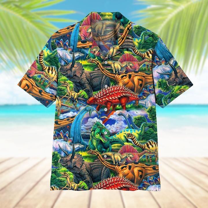 Dinosaur Hawaii Shirt For Men Women Adult Ha106031