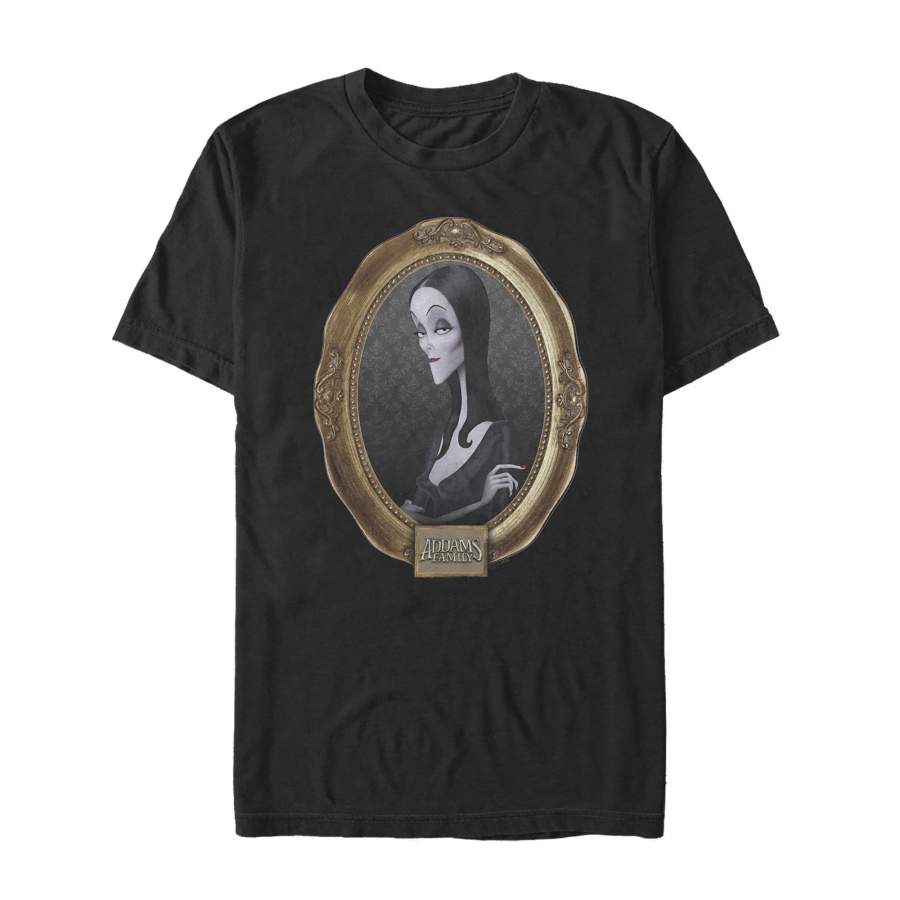 Addams Family Men’s Morticia Classic Frame  T Shirt