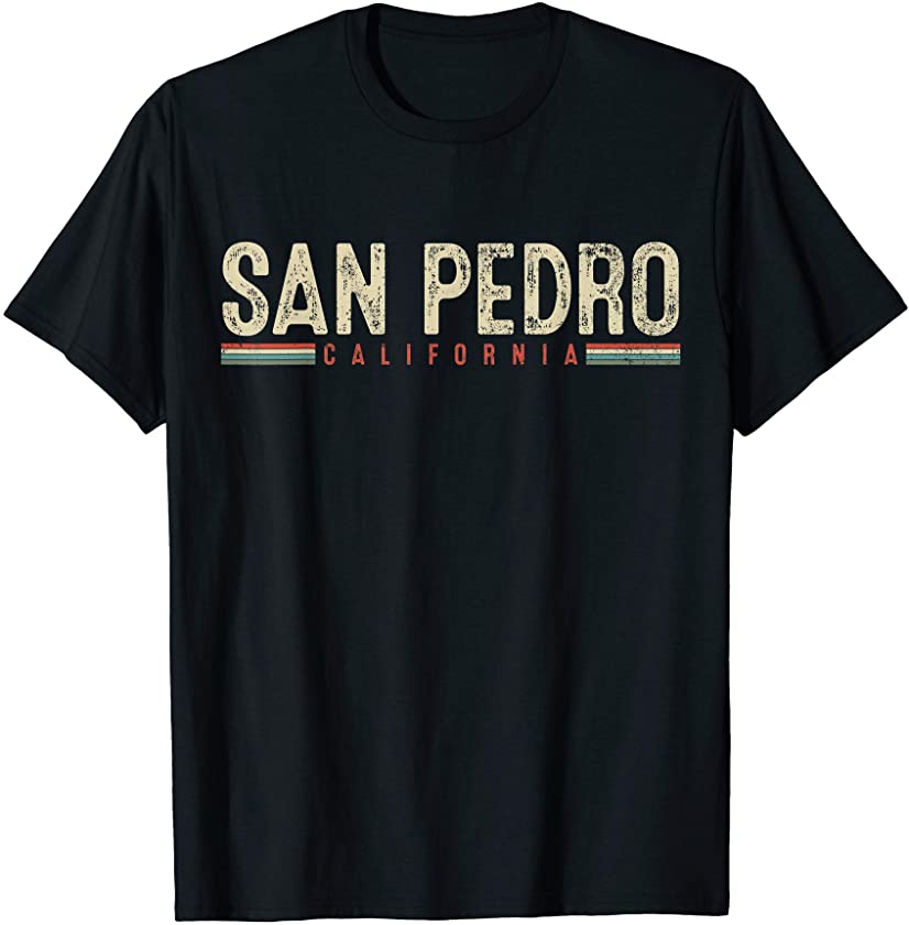 San Pedro California Retro Vintage Gift T-Shirt