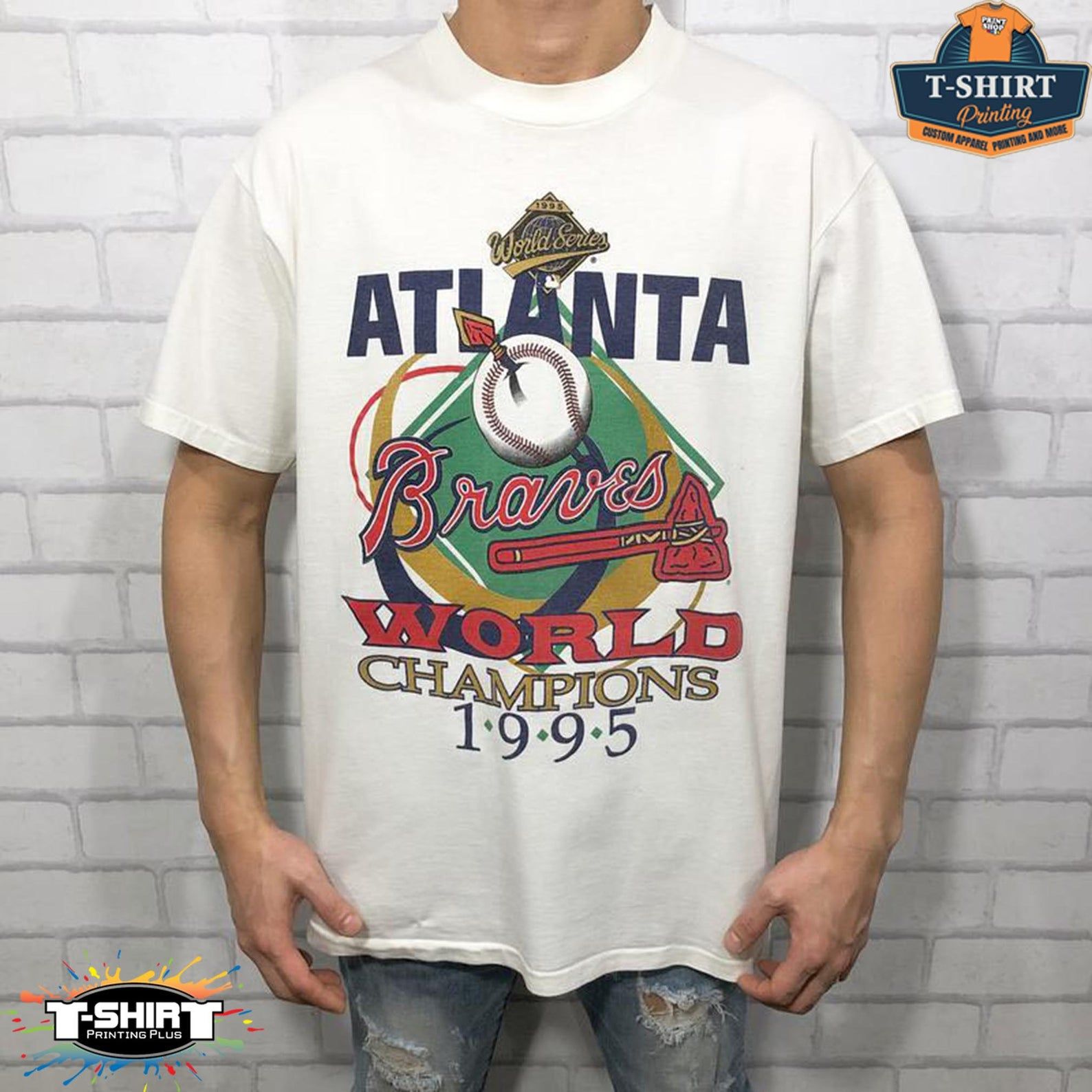 Vintage Atlanta Braves World Champions Shirt Unisex T-Shirt Shirt For Man Woman Fan Gift Vintage Shirt