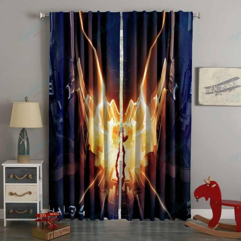 3D Printed Halo 4 Style Custom Living Room Curtains