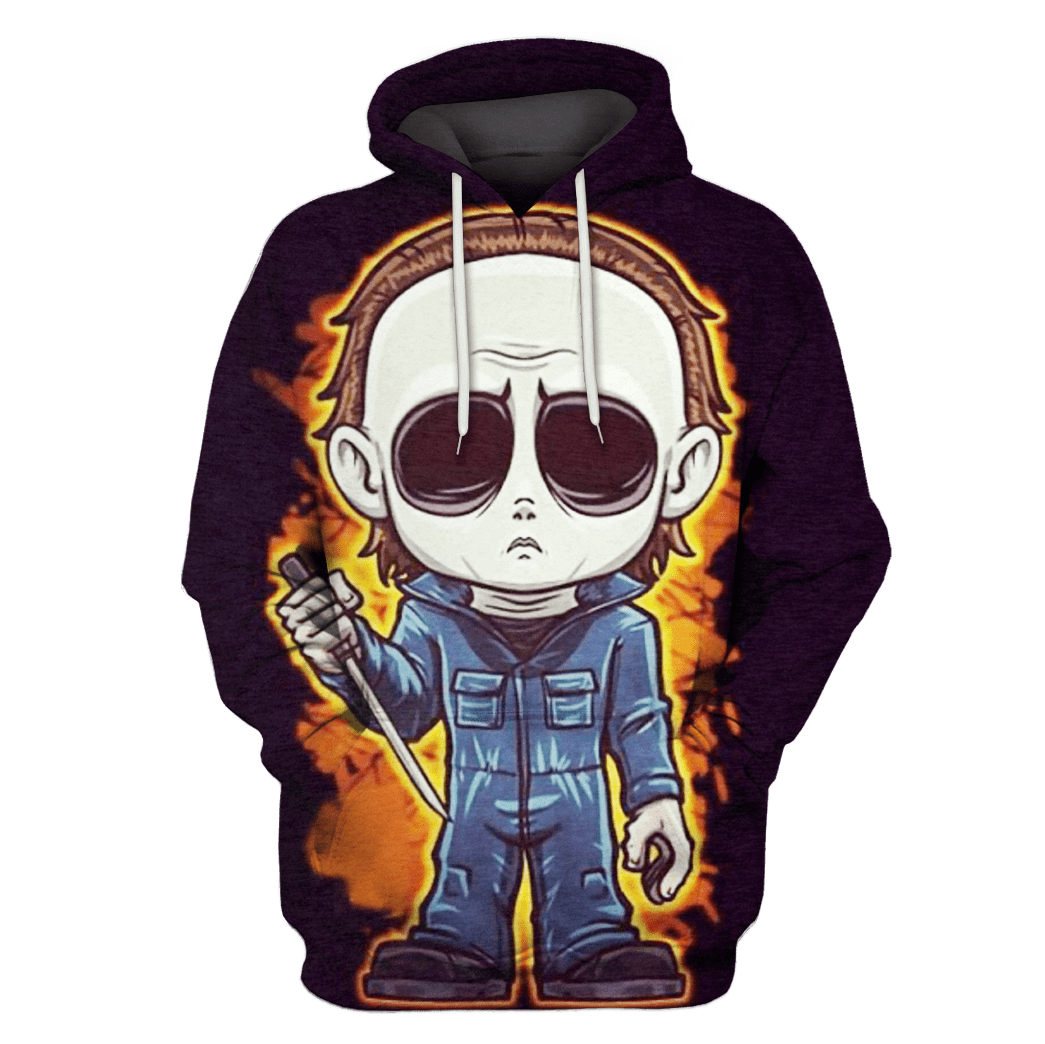 Halloween The Chibi Of Michael Myers Hoodies – T-Shirts Apparel