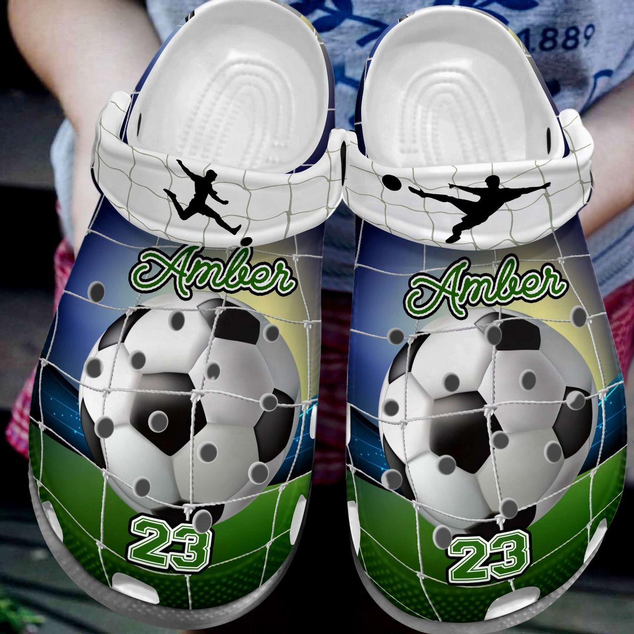 Soccer Personalize Clog, Custom Name, Text, Fashion Style For Women, Men, Kid, Print 3D Love Of My Life