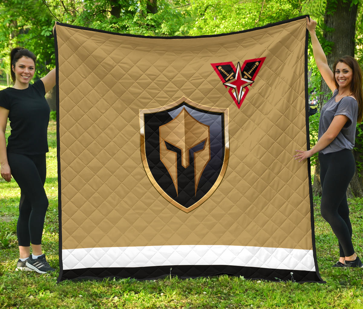 (Alt) Vegas Golden Knights Hockey Premium Quilt A21