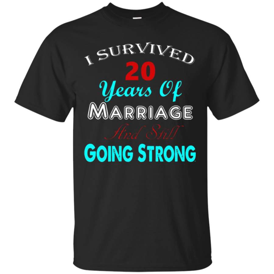 AGR 20th Wedding Anniversary t shirt Marriage Husband Wife Couple Cotton t shirt