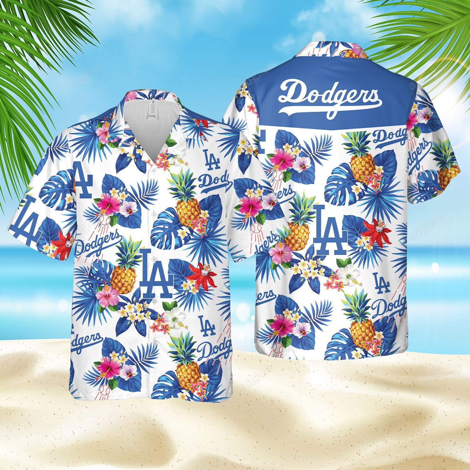 Lad Aloha Summer Beach Hawaiian Style Baseball Fans Shirt Ha92419