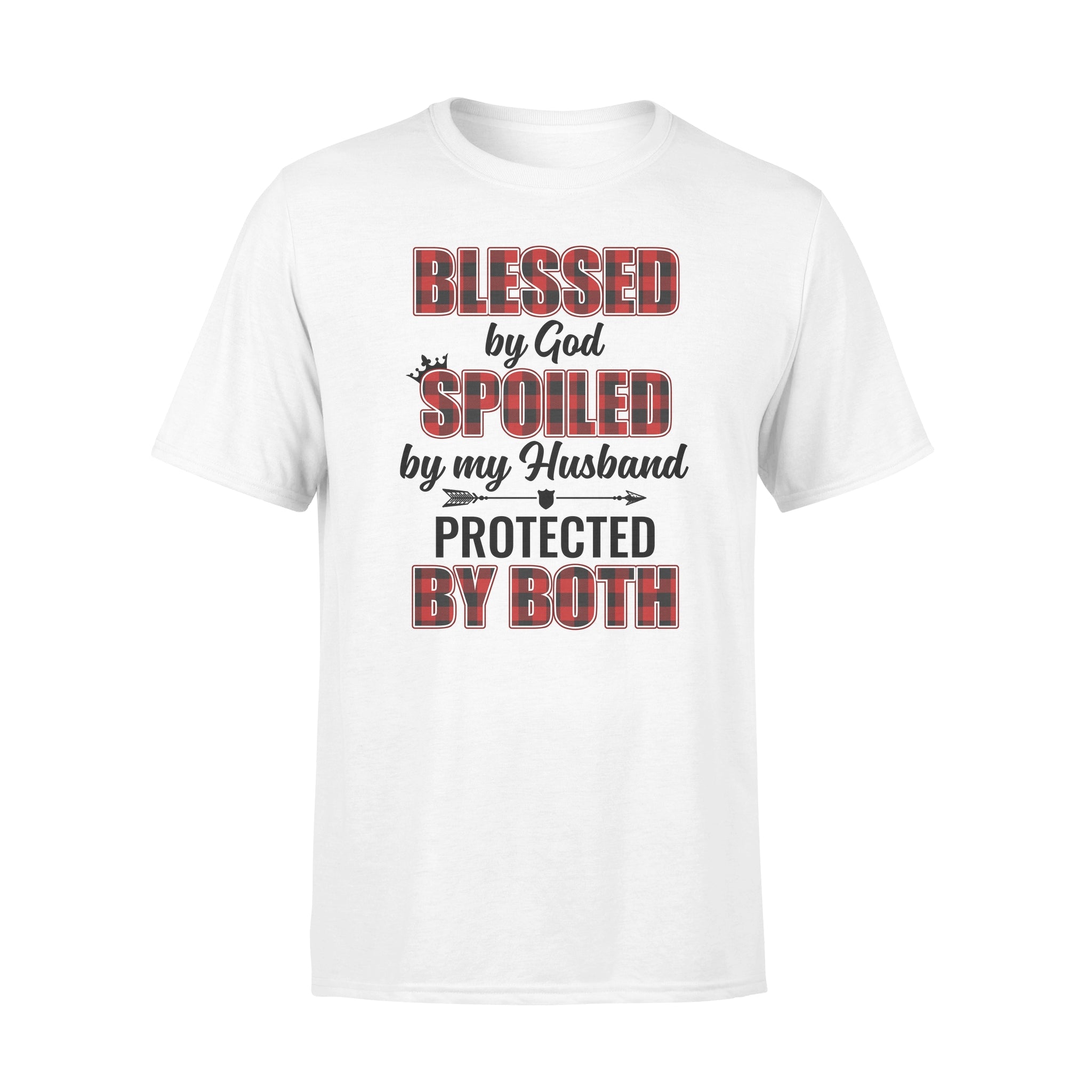 Blessed By God Spolied By My Husband – Premium T-shirt