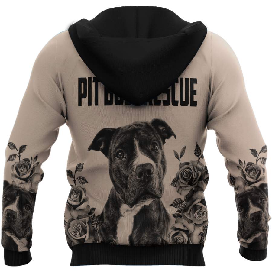 3D Unisex Shirts Pit Bull Rescue HVT03112003