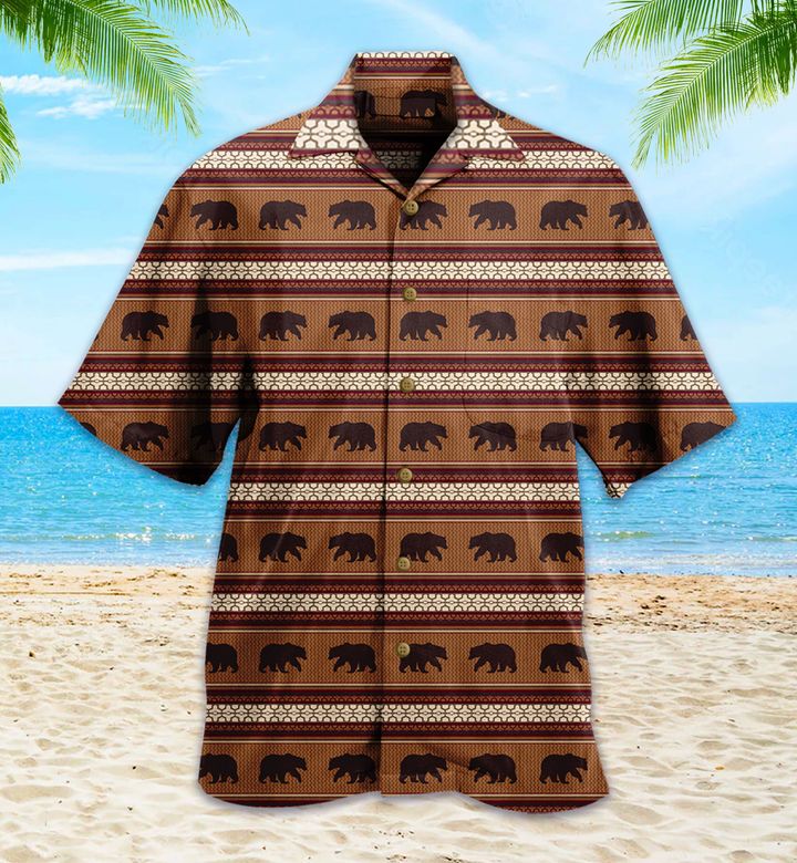 Bayfield Bear Brown Hawaii Shirt Lover Hawaii For Men Women Ha9537